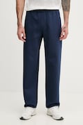 Armani Exchange спортивні штани чоловічі з бавовною темно-сині regular waist