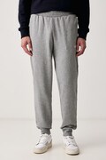 Puma teplákové nohavice pánske s bavlnou Essential Logo sivé regular waist 684713