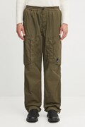 C.P. Company pantaloni bărbați, culoarea verde, drepți 19CMPA152A005904G