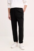 Calvin Klein Jeans spodnie dresowe męskie kolor czarny gładkie LV04RD252G