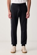 Aeronautica Militare spodnie dresowe męskie z bawełną granatowe regular waist PF0872UF00459