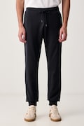 Aeronautica Militare spodnie dresowe męskie z bawełną granatowe regular waist PF0872UF00459