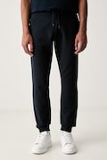 Aeronautica Militare spodnie dresowe męskie z bawełną granatowe regular waist PF1008UF00662