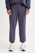 Pangaia pantaloni de trening din bumbac culoarea violet, uni, 10000295