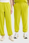 Pangaia pantaloni tuta di cotone colore verde 10000295