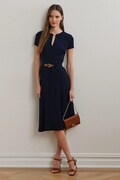 Сукня Lauren Ralph Lauren колір синій mini розкльошена 200973369