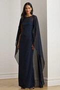 Φόρεμα Lauren Ralph Lauren χρώμα: μαύρο, 253951606