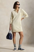 Vlnená sukňa Polo Ralph Lauren béžová farba, mini, oversize, 211A91143