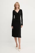 Φόρεμα Karl Lagerfeld χρώμα: μαύρο, A3W13042