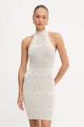 Marciano Guess sukienka BILLIE kolor beżowy mini dopasowana 5YGK19 5877Z