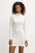 Guess rochie ALBA culoarea bej, mini, mulată, V5BK04 KCBF1