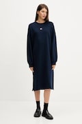 Бавовняна сукня Tommy Jeans колір синій mini oversize DW0DW21484