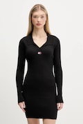 Сукня Tommy Jeans колір чорний mini облягаюча DW0DW22183