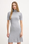 Guess sukienka z dodatkiem wełny JULIA kolor szary mini dopasowana W5BK78 Z3OW2
