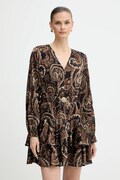 Guess rochie CLARISSE culoarea maro, mini, evazați, W5BK53 W2770