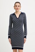 Guess sukienka z domieszką wełny AUBREY kolor granatowy mini dopasowana W5BK25 Z3JD2