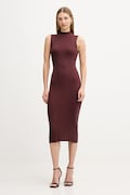 Guess sukienka JULIA kolor brązowy maxi dopasowana W5BK23 Z3OW2
