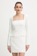 Šaty Guess SANDRA biela farba, mini, rovný strih, W5BK20 W2382