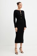 Marciano Guess rochie AGATHE culoarea negru, maxi, mulată, 5BGK55 5891Z