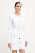 Liu Jo rochie culoarea alb, mini, drept, MF5371 MS99E