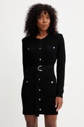 Liu Jo rochie culoarea negru, mini, drept, MF5371 MS99E