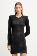 Liu Jo rochie culoarea negru, mini, mulată, MF5236 MA10R