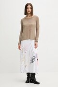 Desigual sukienka KALA kolor zielony midi rozkloszowana 25WWVK25