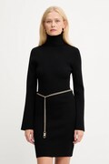 MICHAEL Michael Kors sukienka kolor czarny mini dopasowana MF583C633D