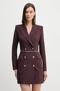 Elisabetta Franchi rochie culoarea bordo, mini, drept, AB89657E2