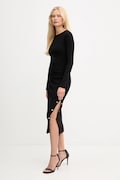 Elisabetta Franchi sukienka kolor czarny midi dopasowana AM28S57E2