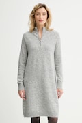 Marc O'Polo sukienka z dodatkiem wełny kolor szary mini prosta 5000006932
