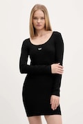 Guess Jeans rochie culoarea negru, mini, mulată, W5BK12 KA0H1