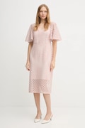 Joseph Ribkoff rochie culoarea bej, midi, drept, 251744