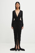 Сукня Rick Owens Lilies Poppy колір чорний maxi облягаюча LI02E3507.RV