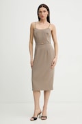 Marciano by Guess sukienka ELLA kolor zielony midi dopasowana 5YGK09 7357A