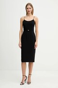 Marciano by Guess sukienka ELLA kolor czarny midi dopasowana 5YGK09 7357A