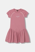 Guess sukienka dziecięca kolor różowy mini rozkloszowana J5YK16 KCY62