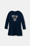 Dievčenské bavlnené šaty Guess ružová farba, mini, áčkový strih, K3YK13 KA6W4