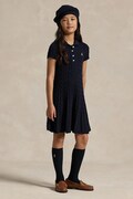 Παιδικό φόρεμα Polo Ralph Lauren χρώμα: ναυτικό μπλε, 313916526001