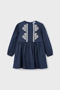 Mayoral sukienka dziecięca kolor granatowy mini rozkloszowana 4992