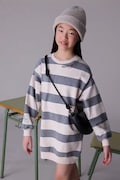 Дитяча сукня Mayoral колір сірий midi oversize 7913
