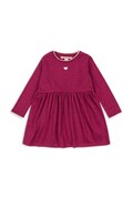 Сукня для немовлят Konges Sløjd ROLI DRESS колір бордовий mini розкльошена KS103968