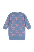 Παιδικό βαμβακερό φόρεμα Konges Sløjd LAPIS KNIT DRESS GOTS χρώμα: μοβ, KS103854
