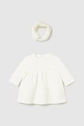 Mayoral Newborn rochie bebe culoarea bej, mini, evazați, 2803