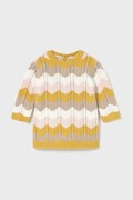 Сукня для немовлят Mayoral Newborn колір жовтий mini пряма 2806