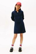 Tommy Hilfiger sukienka bawełniana dziecięca kolor granatowy mini rozkloszowana KG0KG08789