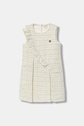 Детска вълнена рокля Guess в бежово къса със стандартна кройка K5BK04 WGXO0