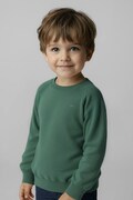 Mayoral pulover de bumbac pentru copii culoarea verde, 323