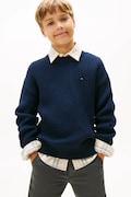 Tommy Hilfiger sweter dziecięcy kolor granatowy KB0KB09908