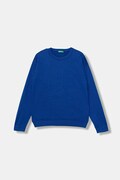 United Colors of Benetton sweter bawełniany dziecięcy kolor niebieski lekki 120YC108S